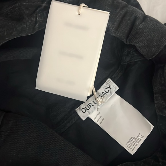 Brand NEW OUR LEGACY Black Drip Bag Tote Bag - Picture 3 of 5